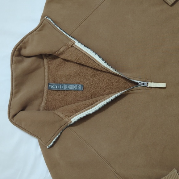 Vuori Restore Half Zip, Color Wheat Size S - Picture 11 of 16